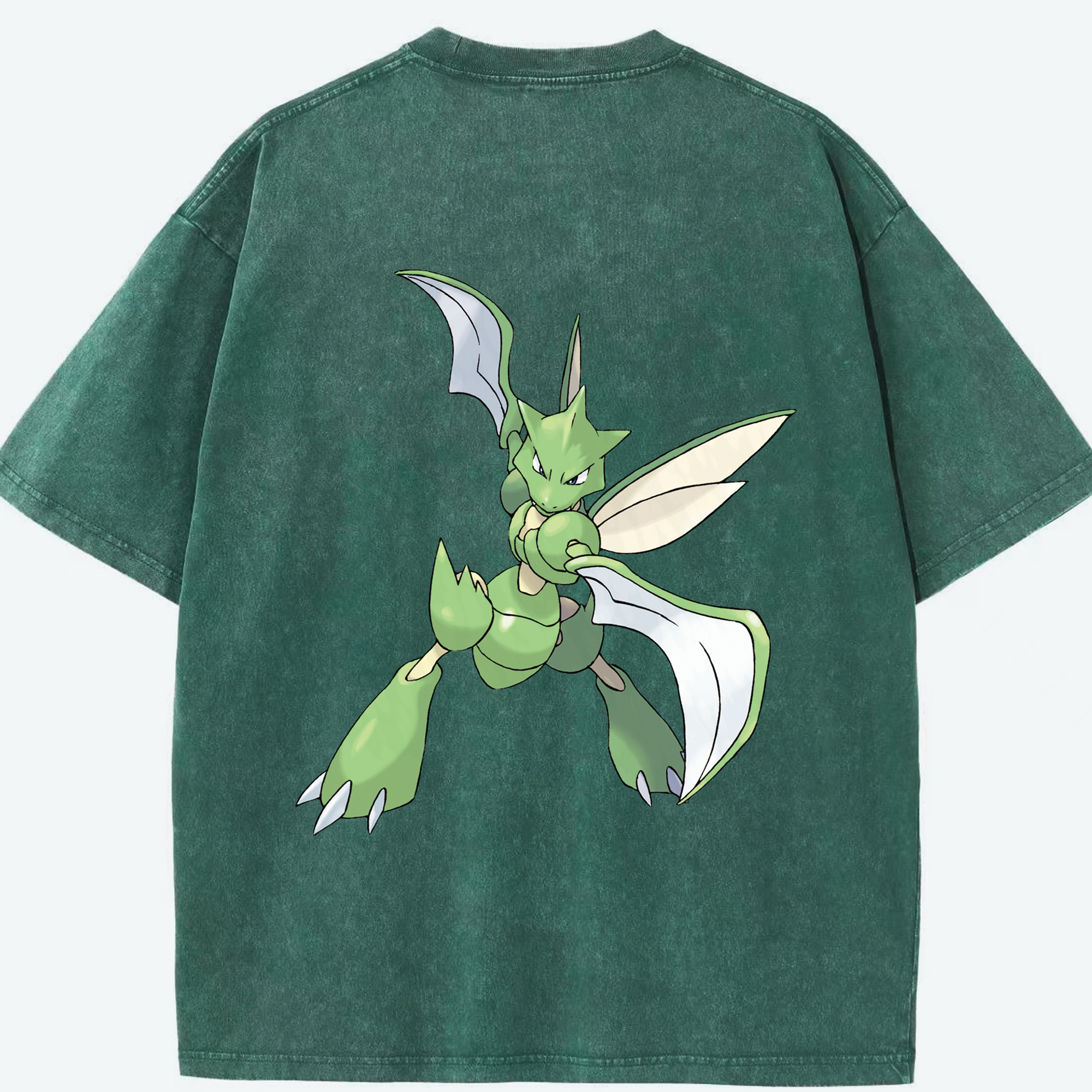 （画像用） ポケットモンスター Pokémon 綿100% ヴィンテージ風 半袖Tシャツ（背面プリント）